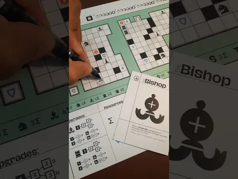 A Print and Play game based on Chess #printandplay #chess