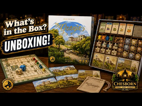 Unboxing La Granja: Deluxe Master Set | This Box Is PACKED with Farming Strategy!