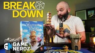 Wandering Towers Board Game Breakdown and GIVEAWAY