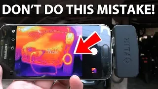 Don't charge with coiled cable