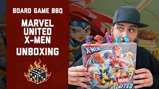 Marvel United: X-Men Unboxing Board Game BBQ