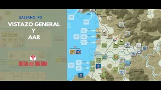 Salerno '43 - Vistazo inicial a Salerno '43 de #GMTGames de Simonitch con Jesús Pérez