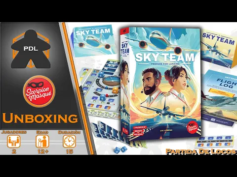 Abrimos el Spiel des Jahres 2024 - Sky Team | Unboxing | Scorpion Masqué | Partida de Locos