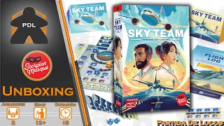 Abrimos el Spiel des Jahres 2024 - Sky Team | Unboxing | Scorpion Masqué | Partida de Locos
