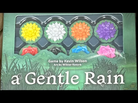 “A Gentle Rain” Bloom Edition Board Game Unboxing