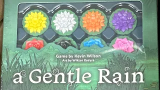 “A Gentle Rain” Bloom Edition Board Game Unboxing