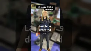 130 hours later you finished the campaign (and now you’re sad) #boardgames #funny