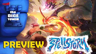 Spellstorm Dice Tower Preview by Ella