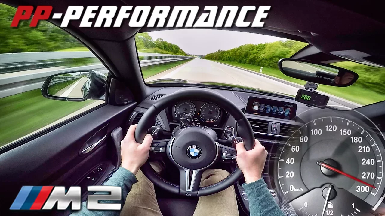 BMW M2 450 HP AUTOBAHN POV 290 km/h ACCELERATION PP Performance by AutoTopNL