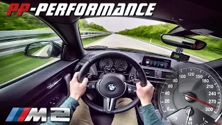 BMW M2 450 HP AUTOBAHN POV 290 km/h ACCELERATION PP Performance by AutoTopNL