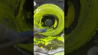 Colorful Car Wash! 🎨 #paint #carwash #cleaning