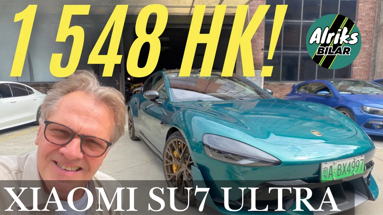 Kinas Porsche-dödare Xiaomi SU7 Ultra provkörd!
