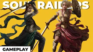 Soul Raiders - an Adventure Puzzle - Gameplay with @BoardGameCo