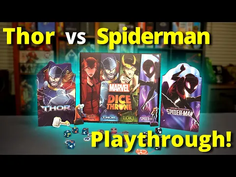 Marvel Dice Throne - Thor vs Spiderman Playthrough