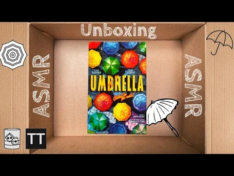 Umbrella - Satisfying ASMR Board Game Unboxing