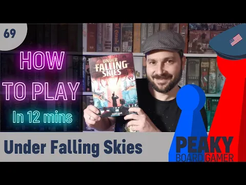 How to play Under Falling Skies board game - Full teach - Peaky Boardgamer