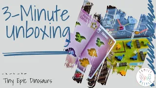 Tiny Epic Dinosaurs: Deluxe Edition - 3-Minute Unboxing