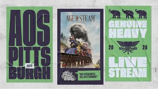 Age of Steam - Pittsburgh - 3p Teaching, Play-through, & Round table by Heavy Cardboard
