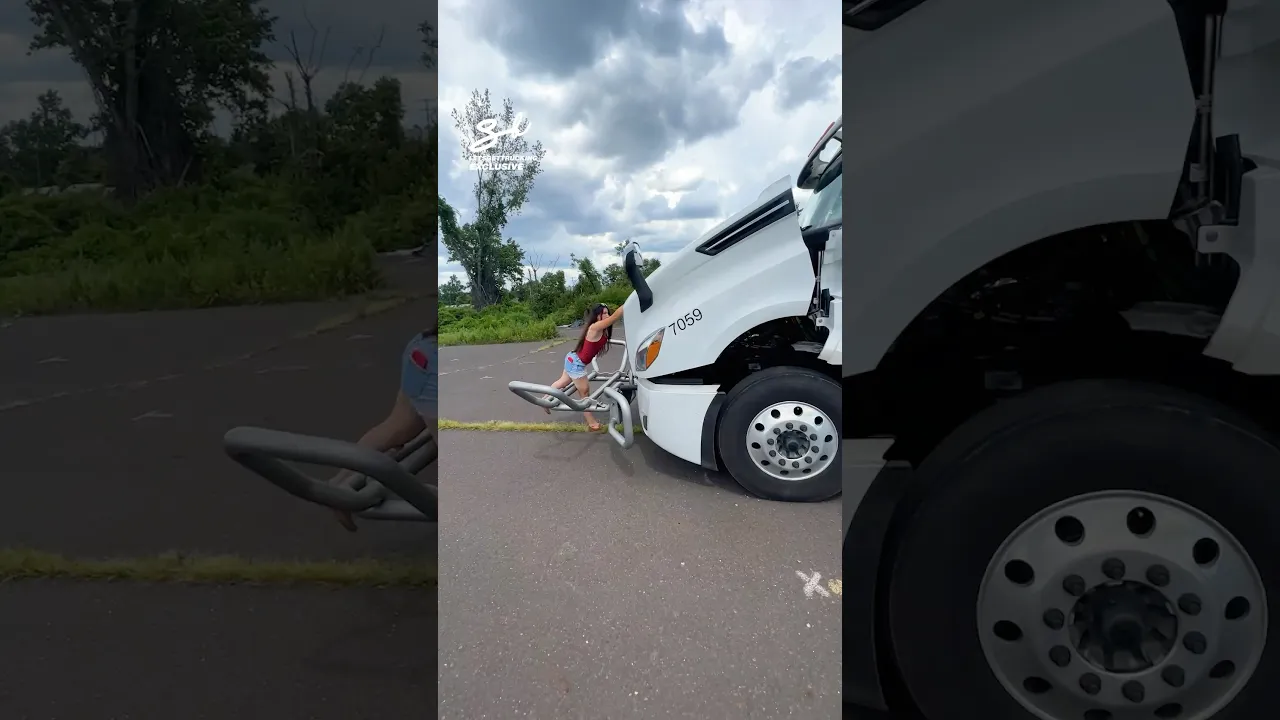 USA's Coolest Truck Driver! 🚛 #trucks #driver #cars