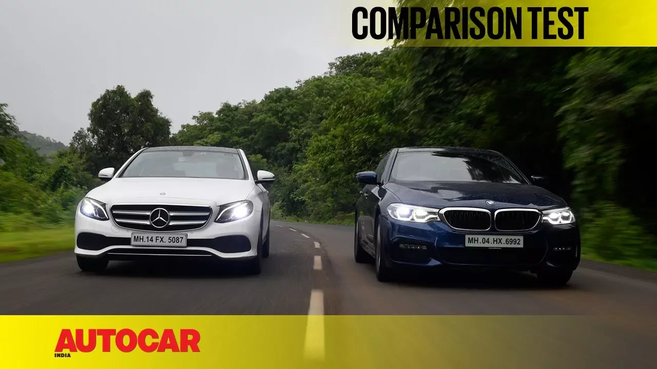 BMW 530d M Sport vs Mercedes-Benz E350d Avantgarde | Comparison Test | Autocar India
