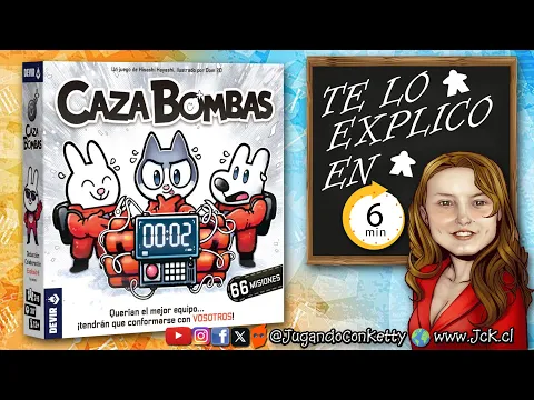Cómo jugar Caza Bombas en 6 minutos [Juego de Mesa / JcK]