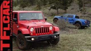 Jeep Wrangler vs Ford Raptor (Part 2): The Ultimate Off-Road Mashup Challenge