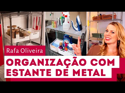 Estante Multiuso Metal Cromada 90x90x35cm Spaceo