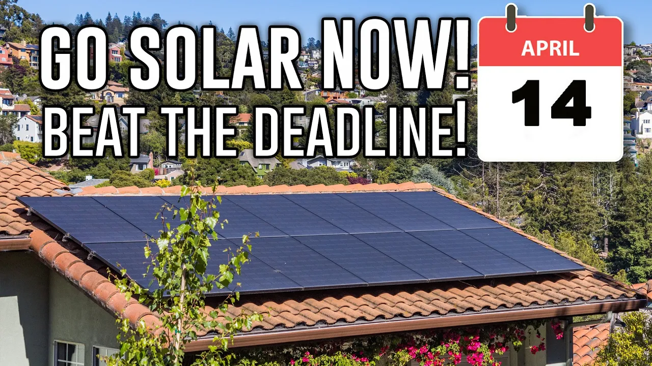 California Solar Power | This is why we're rushing!