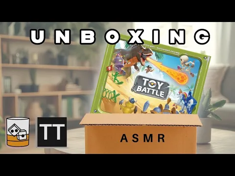 Toy Battle - Satisfying ASMR Board Game Unboxing