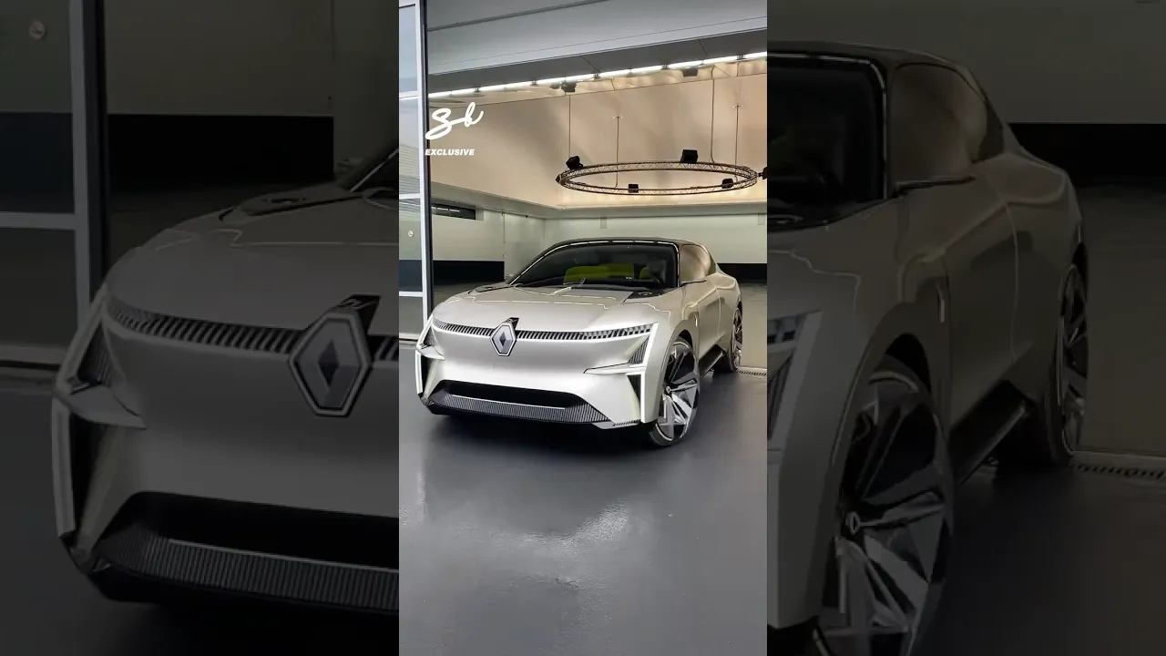 Renault’s extending car of the future…🤯 #renault #supercars #future