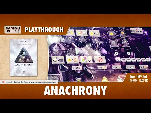 Anachrony Solo Playthrough with improved Chronobot