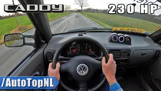2001 VW CADDY 1.9 TDI 230HP "RING-CADDY" POV Test Drive by AutoTopNL