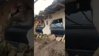 House Made Of Car Windows! 🚗 #cars #windows #house
