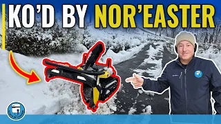 Yarbo Autonomous Snow Blower Vs Bomb Cyclone Nor'easter