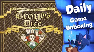 Troyes Dice - Daily Game Unboxing