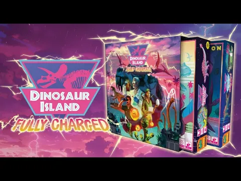 Dinosaur Island: Fully Charged live on Kickstarter!