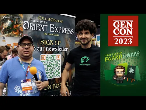 Gen Con 2023 - Entrevue avec Gołąb Gołębiowski - Auteur de Horror on the Orient Express