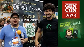Gen Con 2023 - Entrevue avec Gołąb Gołębiowski - Auteur de Horror on the Orient Express