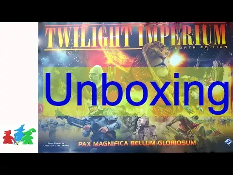 Twilight Imperium 4th edition Unboxing