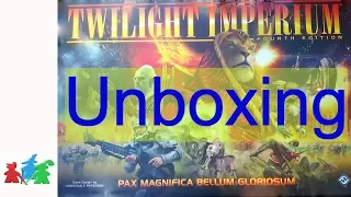 Twilight Imperium 4th edition Unboxing