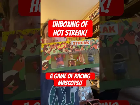 Unboxing- Hot Streak a #boardgame of racing mascots! #boardgames #unboxing #games #fun #partygames