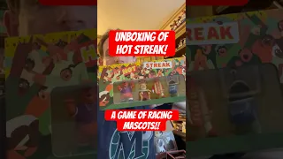 Unboxing- Hot Streak a #boardgame of racing mascots! #boardgames #unboxing #games #fun #partygames