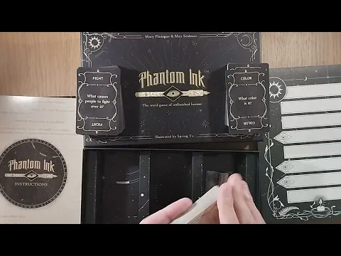 Phantom Ink #unboxing #teaser #boardgame #tabletop AmassGames #games #game #halloween