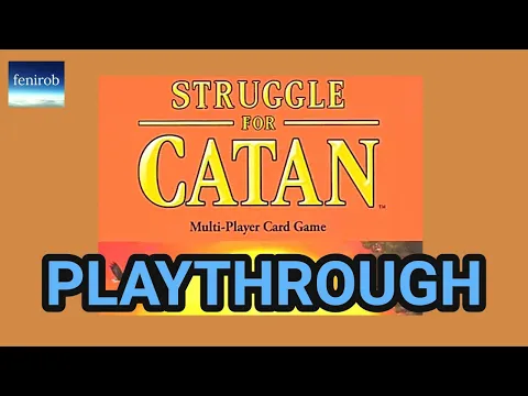 Struggle For Catan | Card Game | Playthrough