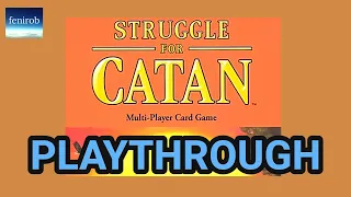 Struggle For Catan | Card Game | Playthrough