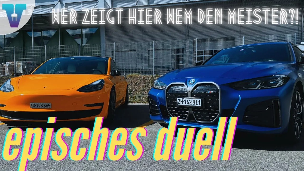 BMW i4 M50 vs. Tesla Model 3 Perf. - Neuer Platzhirsch? [Deutsch 4K] | Vision E Drive Nr.193