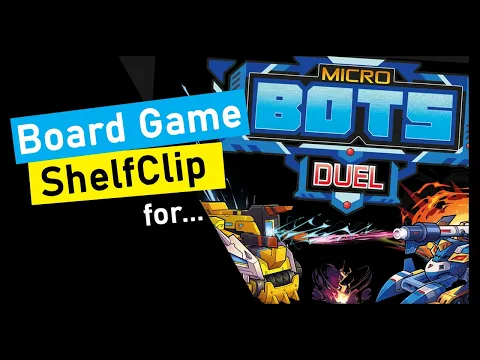 🌱ShelfClips: Micro Bots Duel (Short Board Game Preview)