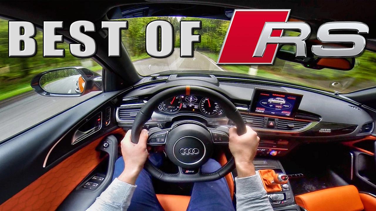 Audi RS3 vs RS4 vs RS6 vs RS7 POV by AutoTopNL