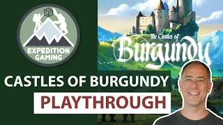 Castles of Burgundy Full Playthrough