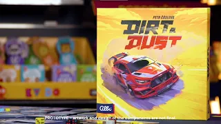 Dirt & Dust - Components reveal trailer - A dice-placement deck-building rally game